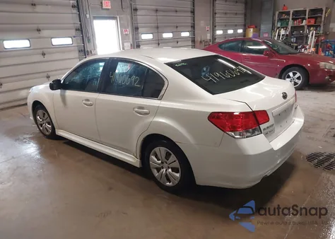 2010 Subaru Legacy 2.5I из США, поврежденный, VIN 4S3BMCA6XA3236012